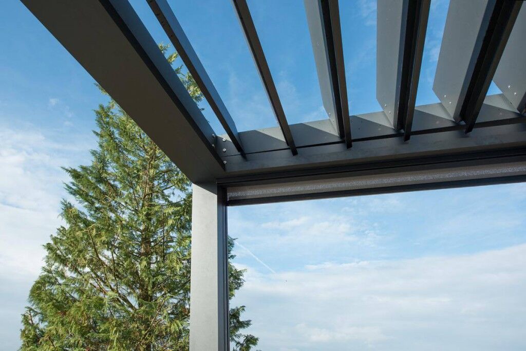 Detail lamelové pergoly Espacio