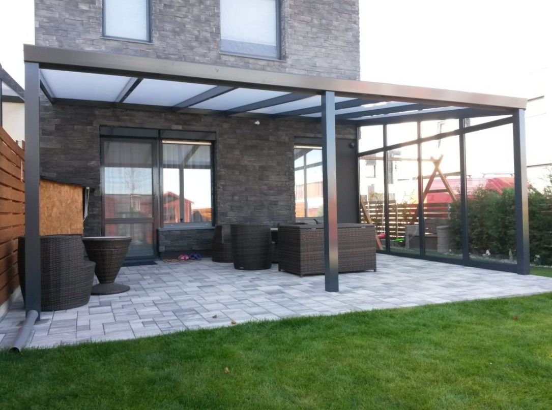 Hliníková pergola s polykarbonátem