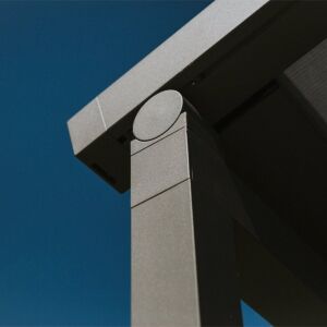 Detail stojky st&iacute;něn&iacute; Veranda-HRV80-ZIP-2P