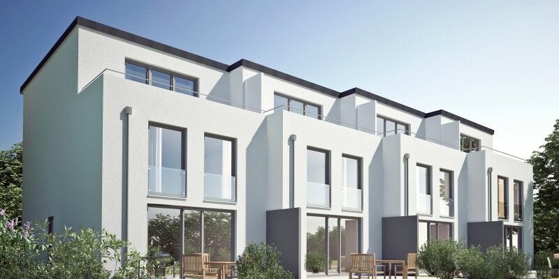 Plastová okna VEKA Softline 76 MD na řadových domcích