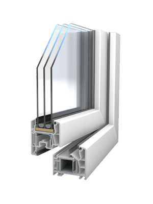 Plastové okno VEKA Softline 76 MD nabízí několik izolačních vrstev