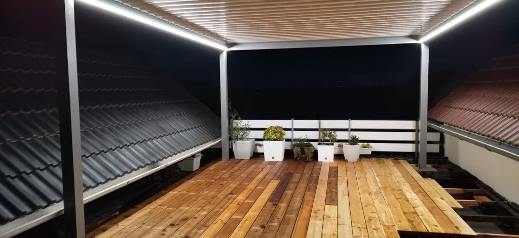 Pergola Artosi osvětlen&aacute;