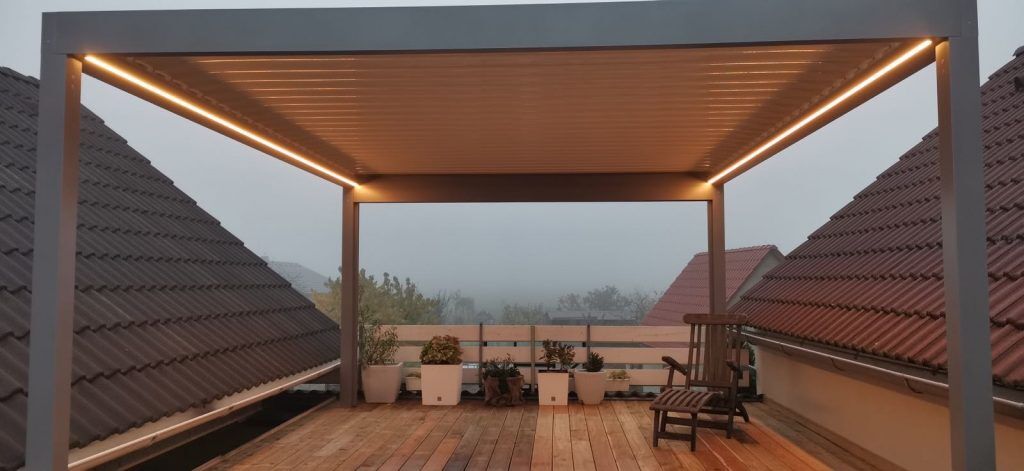 Pergola Artosi osvětlen&aacute;