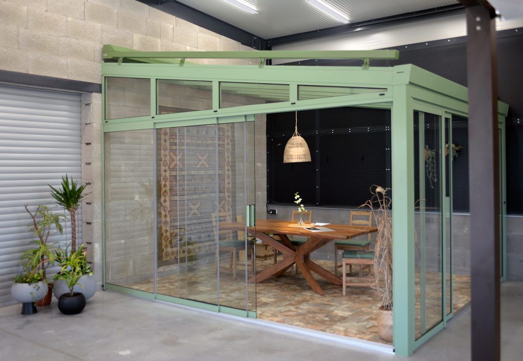 Zimní zahrada s posuvným zasklením