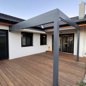 Zatažená hliníková pergola Horizontal